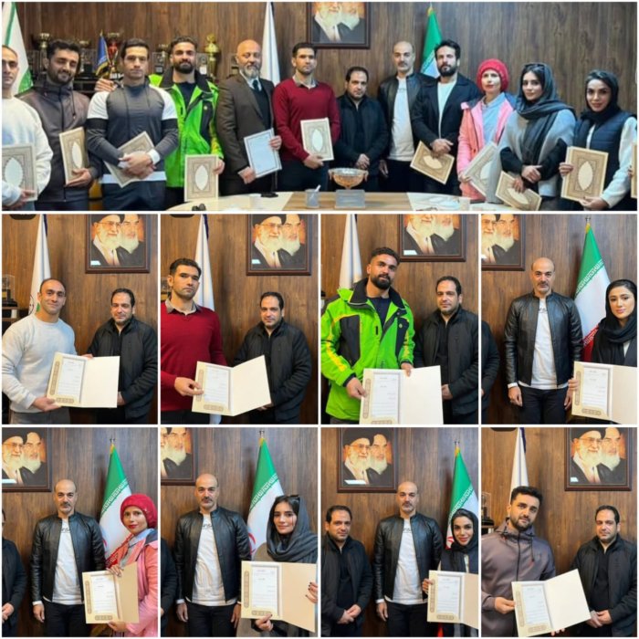 مراسم تجلیل از قهرمانان تهرانی شرکت کننده در مسابقات کشوری ورزش استراگوس hogam